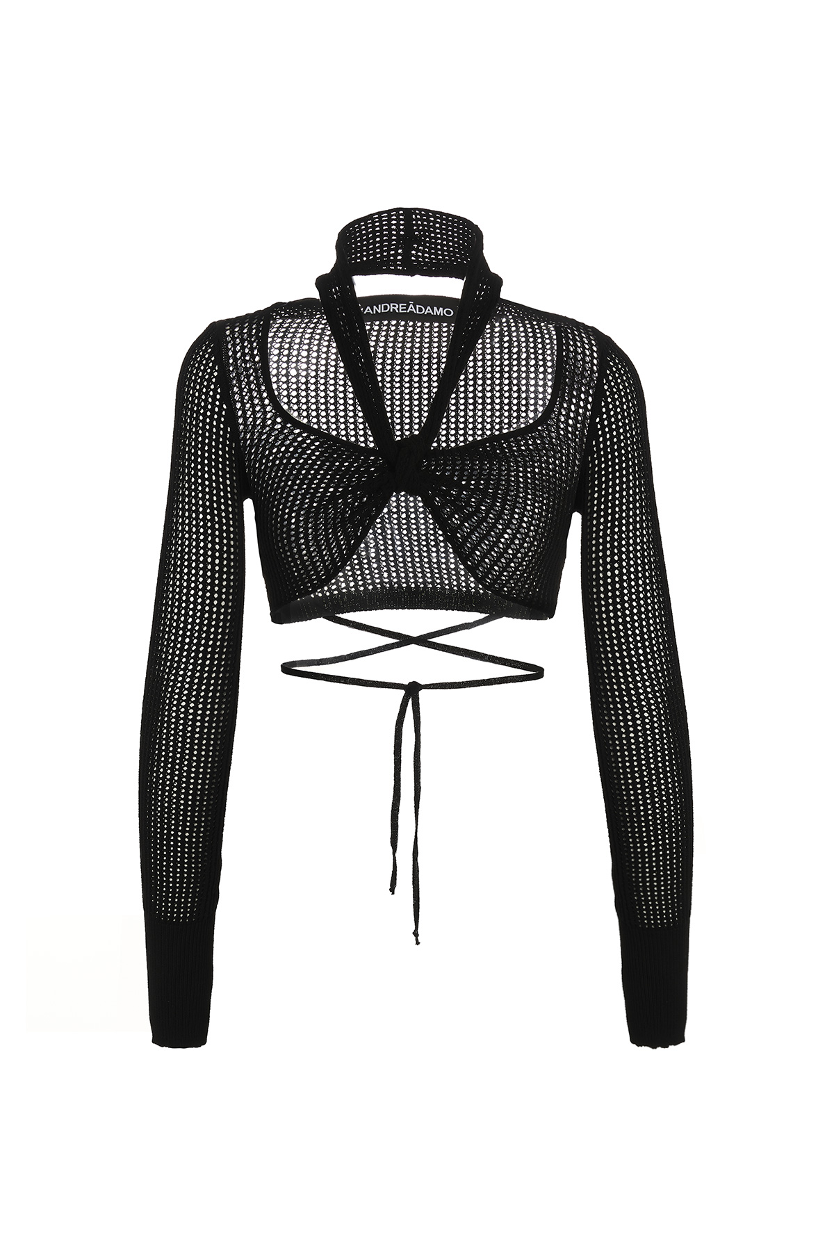 Openwork 크롭 탑